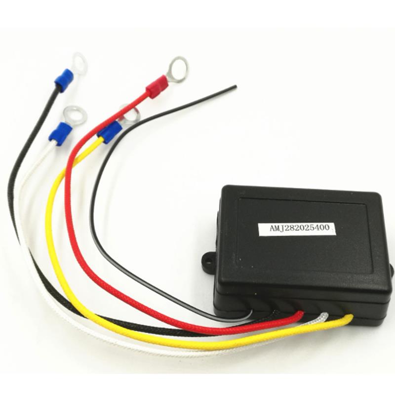 12V 50ft Wireless Winch Remote Control Set yellow Kit With Key Fob For Truck ATV SUV Auto Winch