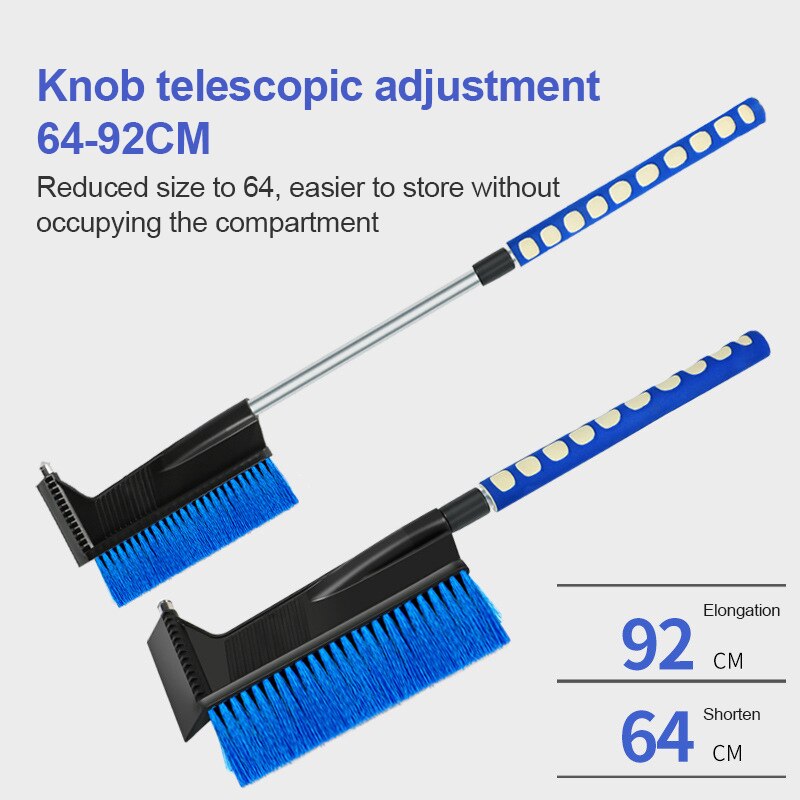 Auto Auto Fahrzeug Schnee Eis Für Schaber Snobroom Snowbrush Schaufel Entfernung Pinsel Winter Schnee Schaufel Blau Pinsel