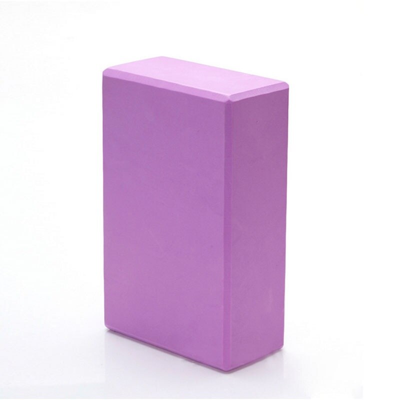 Yoga Blok Oefening Fitness Sport Yoga Rekwisieten Schuim Baksteen Stretching Aid Gym Pilates Training Fitness apparatuur: Paars