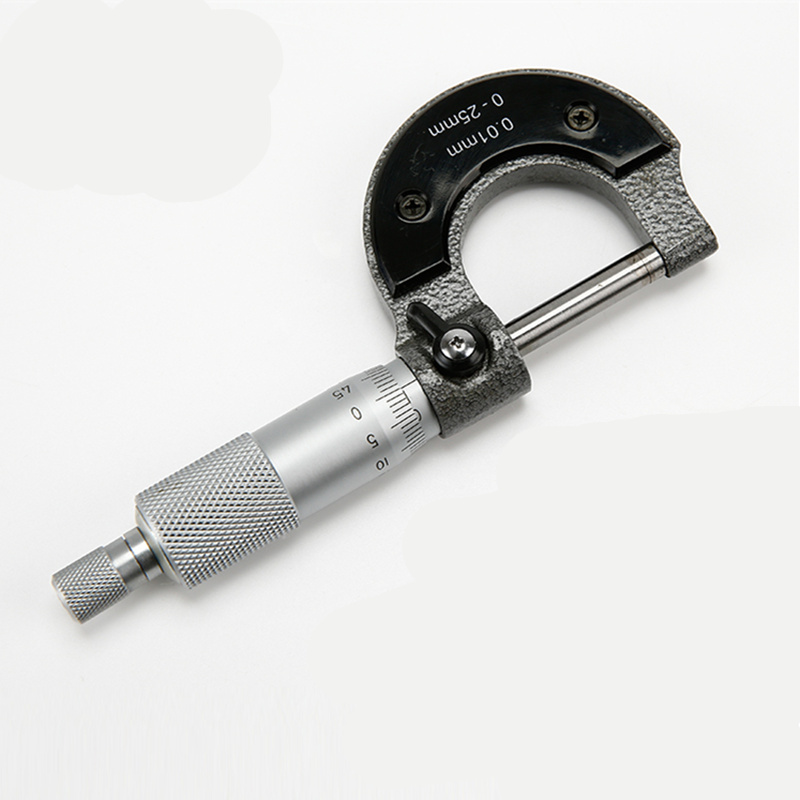 Precision Diameter Micrometer Caliper 0-25mm Hard Matte Alloy 0.01mm Precision Screw Microscope Tool Gauge