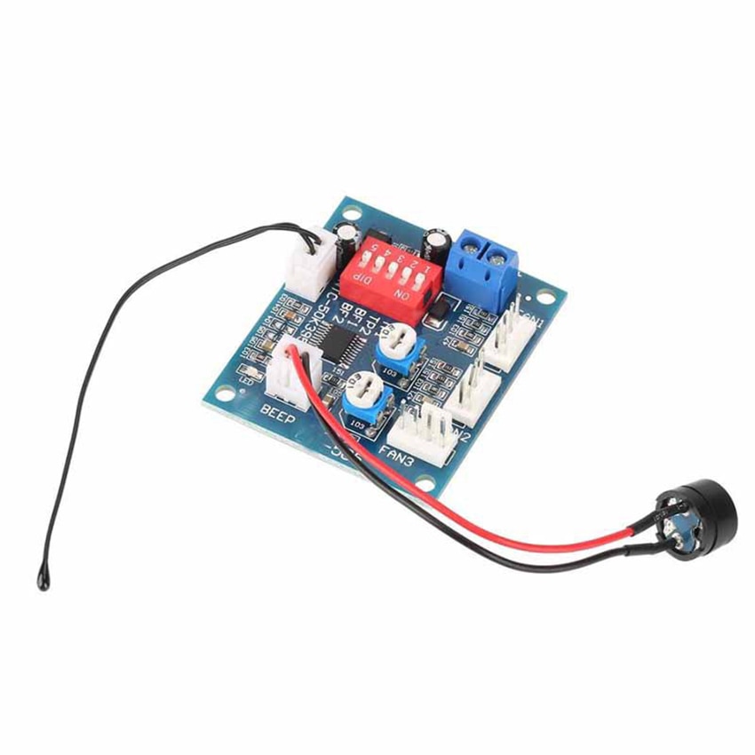 vier-draht PWM lüfter Thermostat Computer kühlung, Fan temperatur Kontrolle modul automatische temperatur steuerung geschwindigkeit DC 12V
