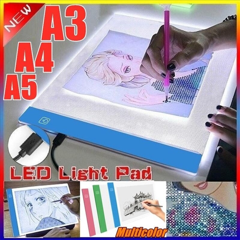 A3/A4/A5 LED Drawing Boards Tracing Board Copy Pads LED Drawing Tablet Plate Art Writing Table Three Dimming Artcraft Light Box