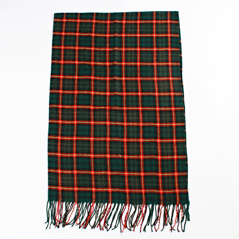 Oversized pashmina kwastjes wintersjaal dames geruite deken sjaal acryl wikkels sjaals kasjmier dames foulard femme sjaals: 7