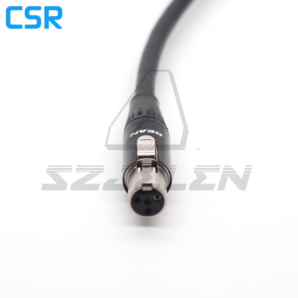 Camera Hirose 4pin 12V to mini xlr 4 pin female for Tvlogic 055 056 058 Monitor power cable