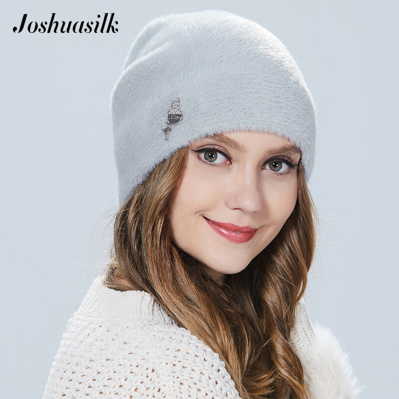 Joshuasilk Winter Vrouw Hoed Faux Fur En Angora Konijnen Zachte En Delicate Hanger Decoratie Mode Voor Meisjes: C03