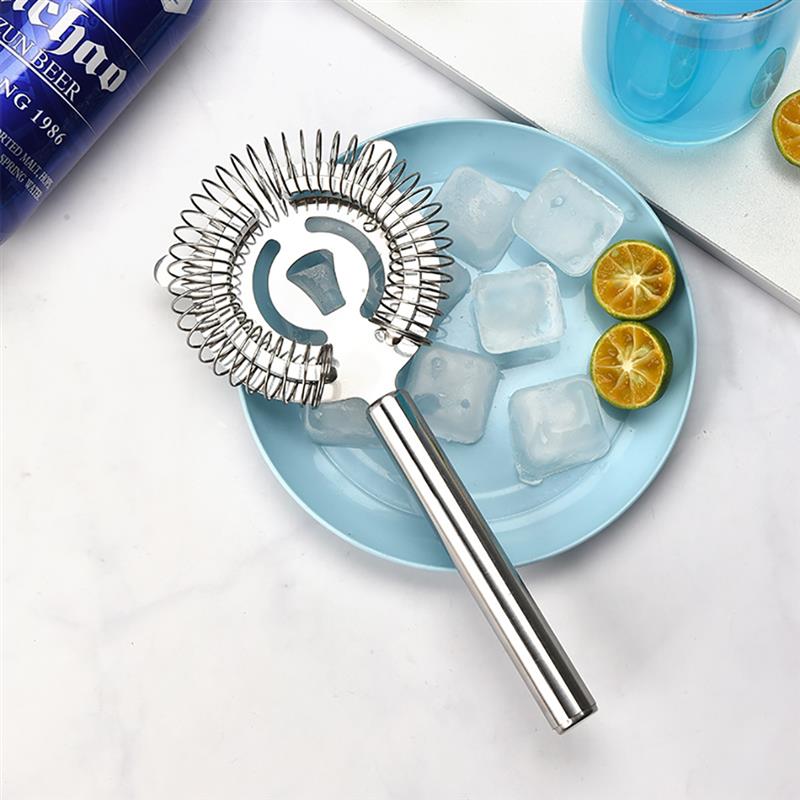Colador de cóctel de acero inoxidable, coctelera, colador de hielo de vino, percolador de Bar, colador de hielo, utensilios de Bar mixtos, herramienta de cocina