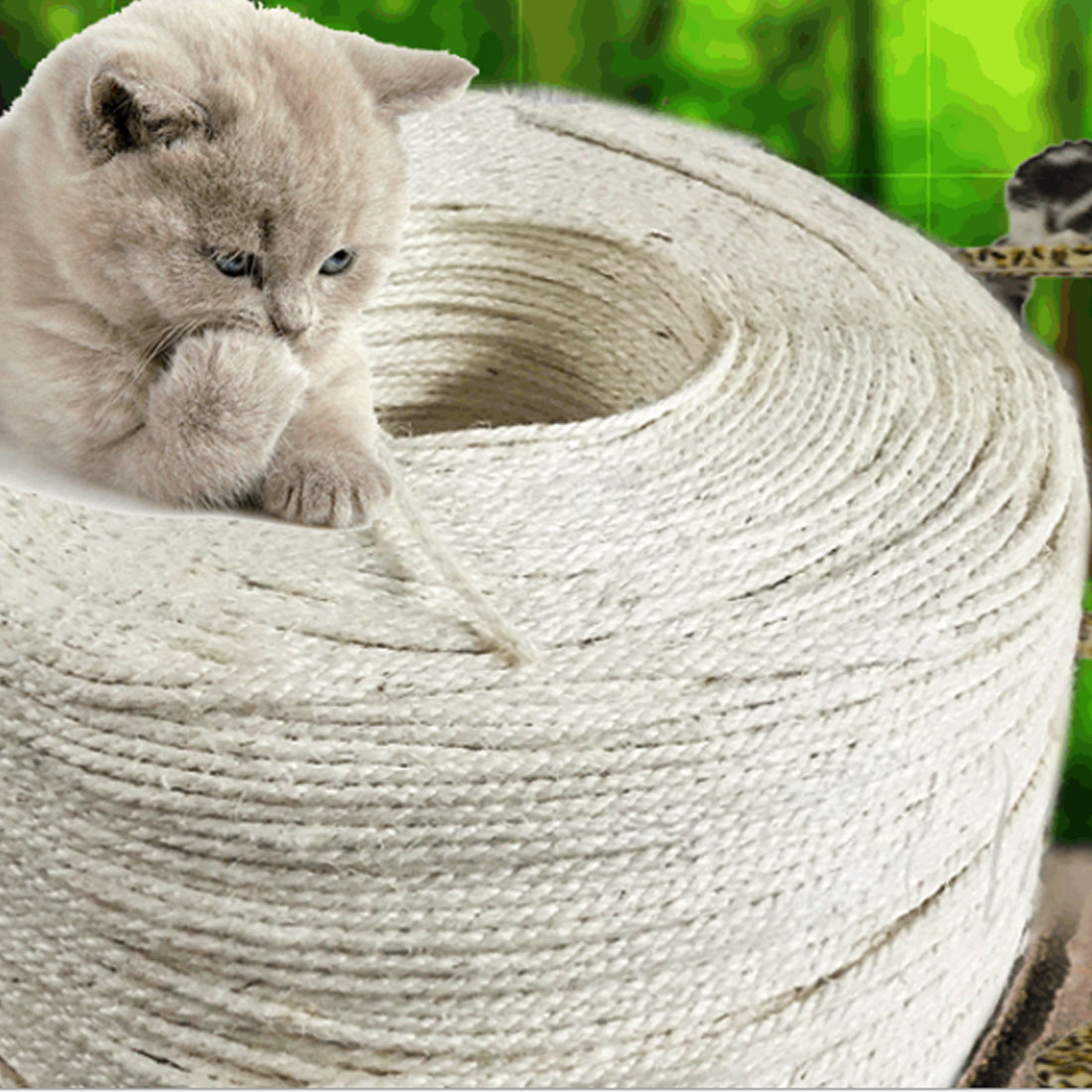 1M 3M 5M 10M Sisal Rope for Cats Scratching Toys Cat Sharpen Claw Making Desk Legs Binding Rope Cat Climbing Frame