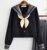 Japan Uniform Soft Girl Long Sleeve Sailor Suit Female Middle School Student Wear School Uniform Black College Style: Long Sleeve Top / XXL