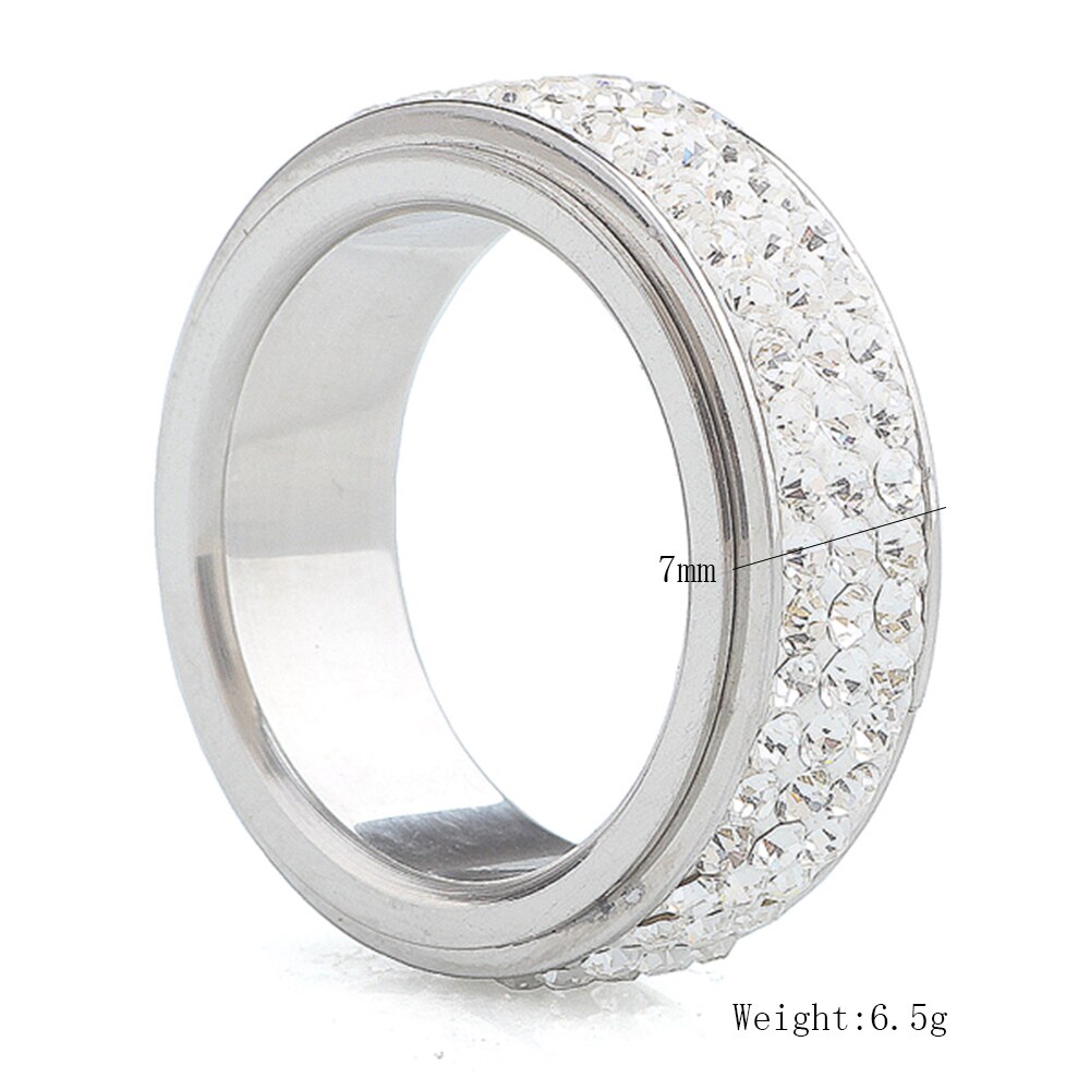 Unique White Gold Filled Wedding Rings With Clear Crystal Micro Pave Jewelry Women Accessories Ring
