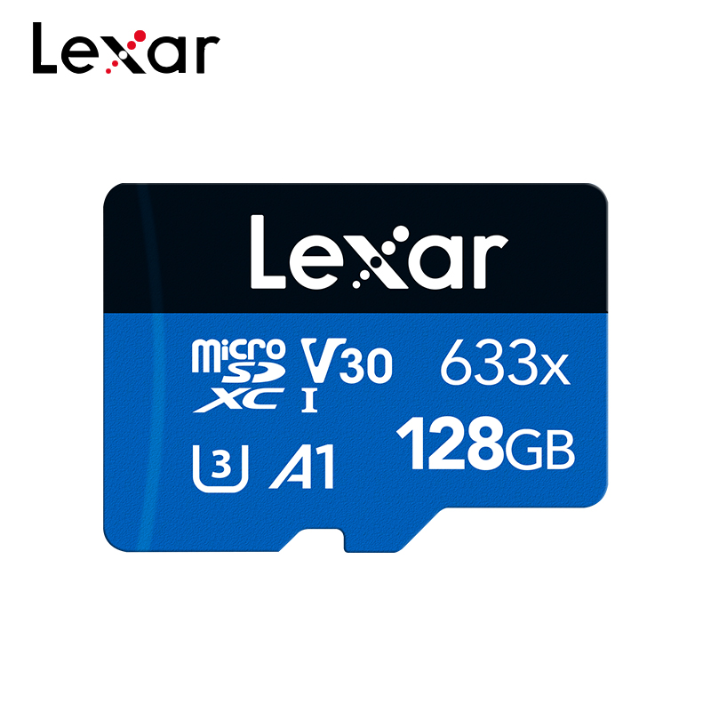Lexar Microsd Memory Card Class 10 V30 A1 Flash Micro SD Card 32GB 64GB 128GB Original TF Card for Phone Camera Storage Cards