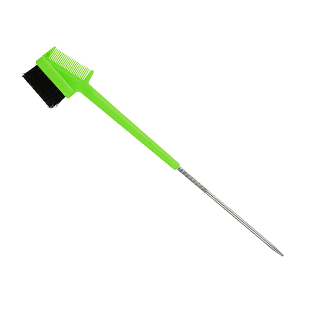 Pente de sobrancelha/controle de borda de cabelo escova cílios pente ferramenta de maquiagem