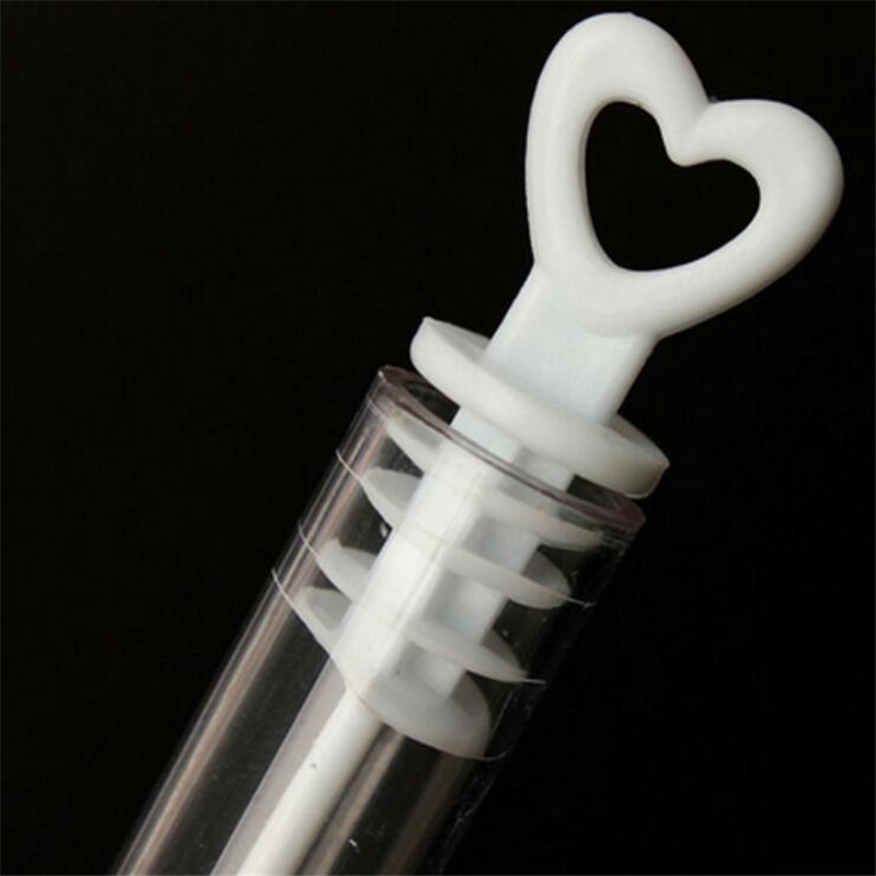 48pcs Empty Bubble Soap Bottles Wedding Birthday Festival Party Decoration Kids Outdoor Toys Heart Shaped Handle Wedding Party