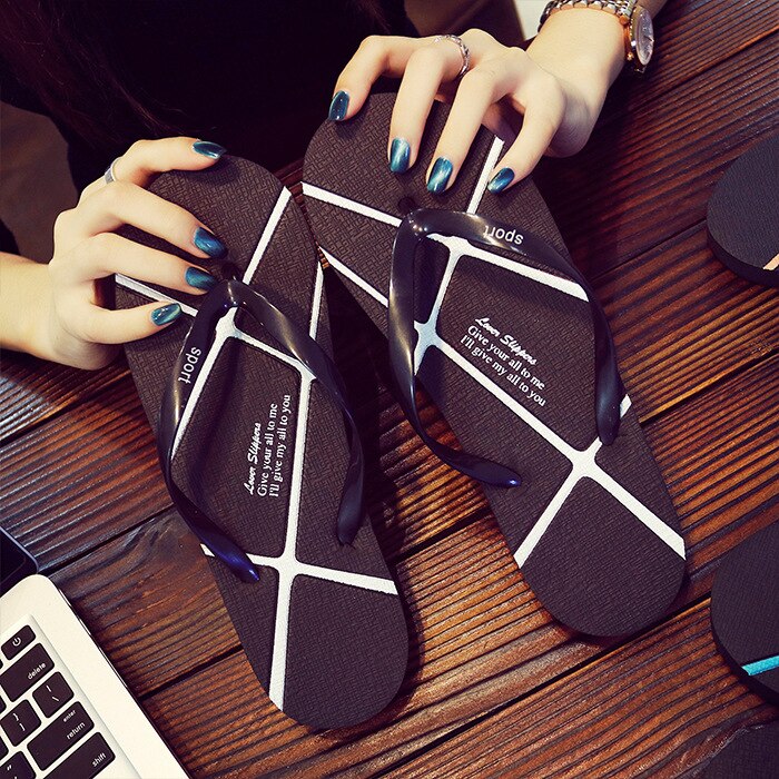 Mannen Slippers Zomer Strand Schoenen Mannen Flip Flops Toevallige Sandalen Lederen Slip-On Ademende Sandalias