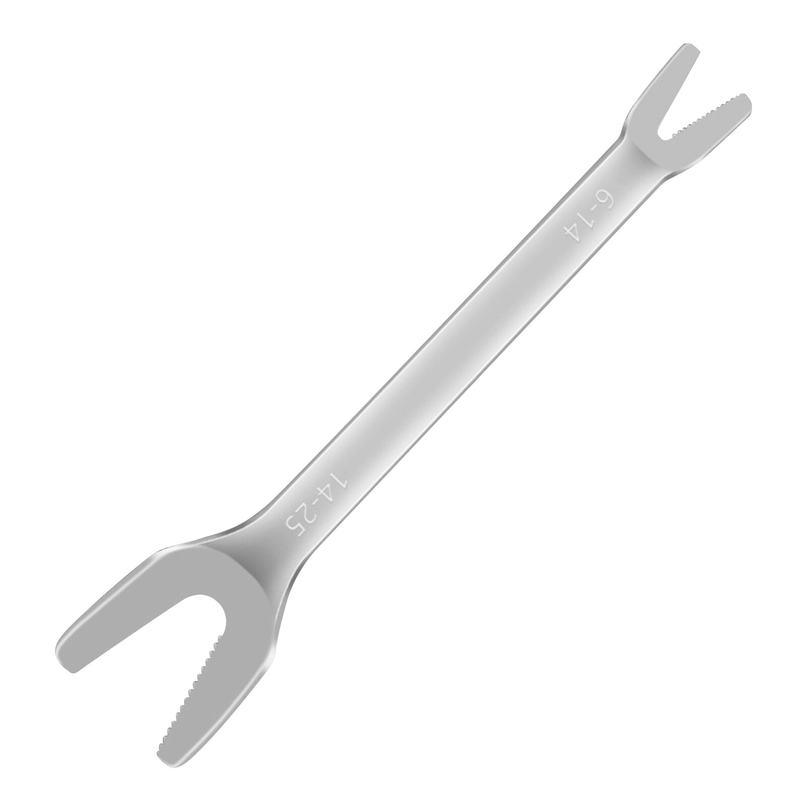 Llave de doble punta, llave abierta, llave dentada de mandíbula abierta 7/32-1 con apertura dentada de 6-25mm
