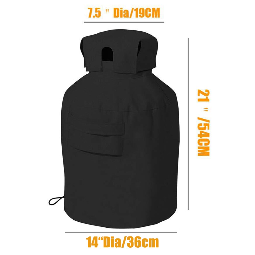 Propane Gas Tank Cover Waterproof Dust-Proof Anti-UV Oxford Cloth Durable In Stock