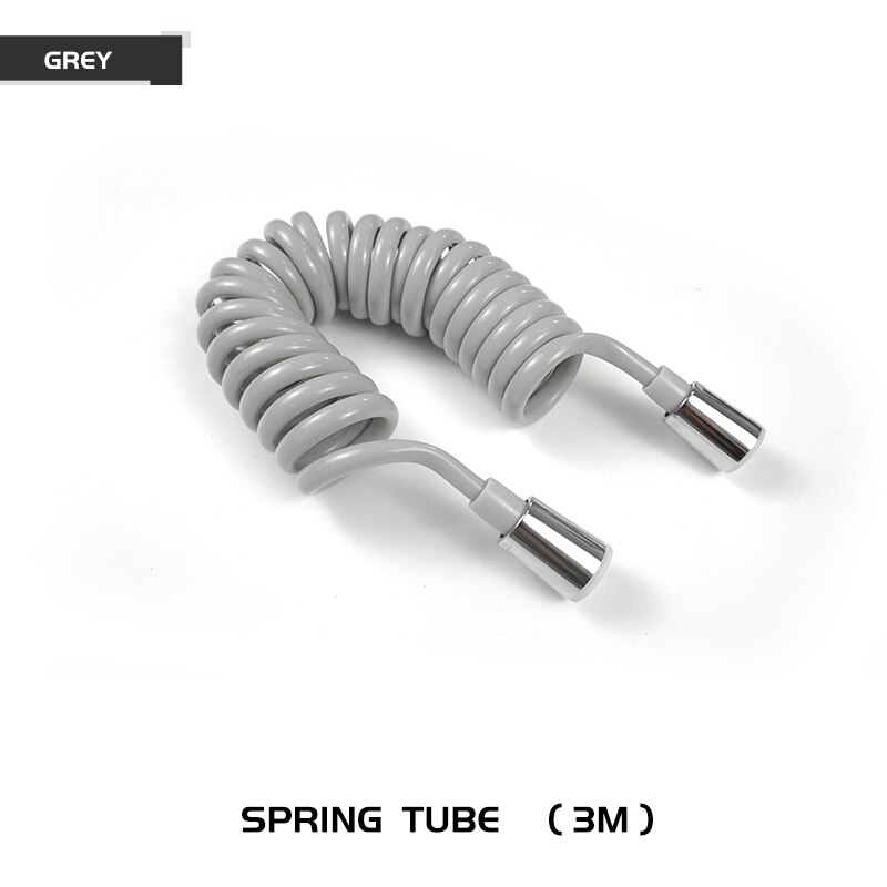 2m/3m Spring Flexible Shower Hose for Water Plumbing Toilet Bidet Sprayer Telephone Line Plumbing Hose G1/2 Bathroom Replacement: Burgundy