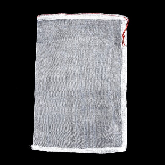 50X Set Net Sacks Drawstring PE Bags Mesh Vegetables Fruit Food Protector T: 45X30cm 45X30cm