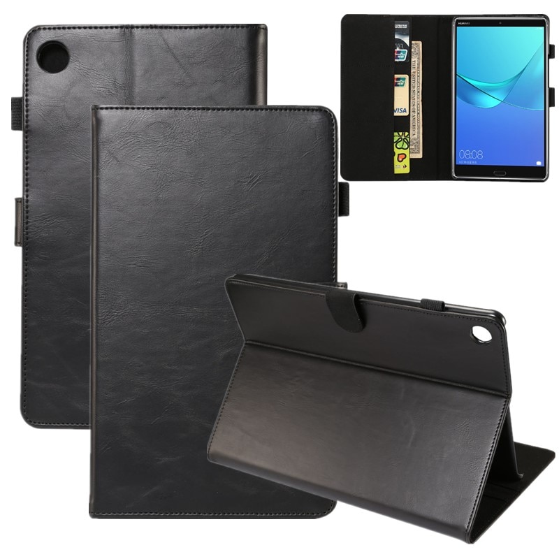 Leer voor huawei mediapad  m5 10 pro 10.8 " flip stand smart case voor huawei mediapad  m5 10.8 cover tablet pc shell