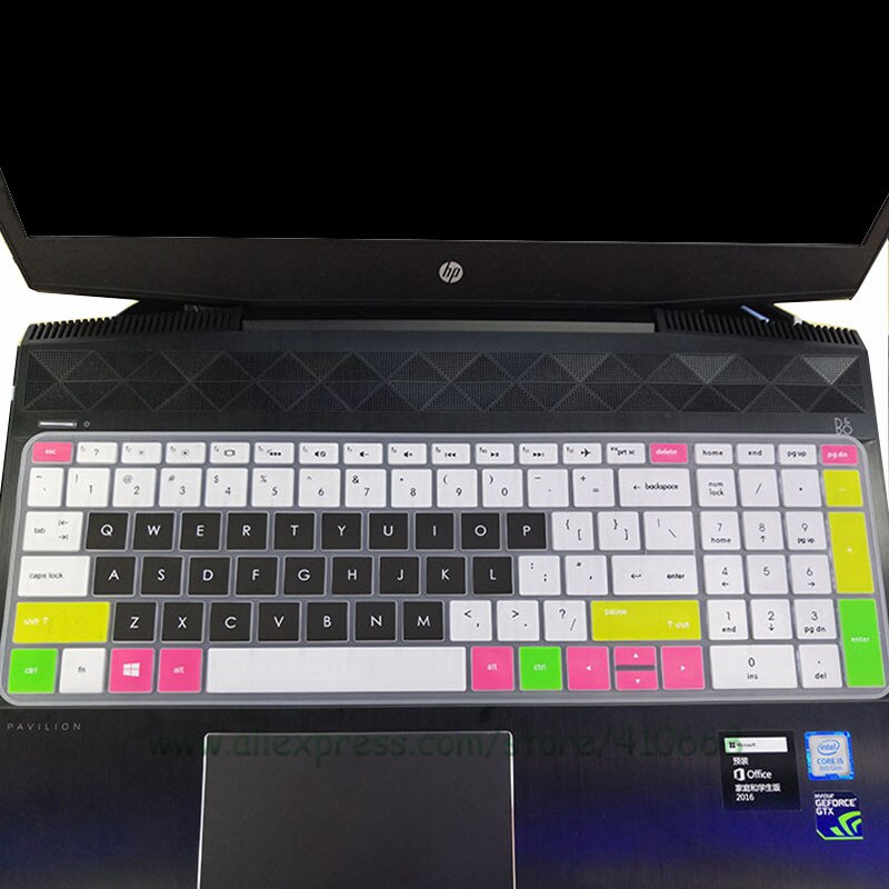For HP Pavilion Gaming 16 16-A0013tx 16-a0056TX 16 16.1 inch Silicone Notebook Laptop Keyboard Cover Skin Protector Film