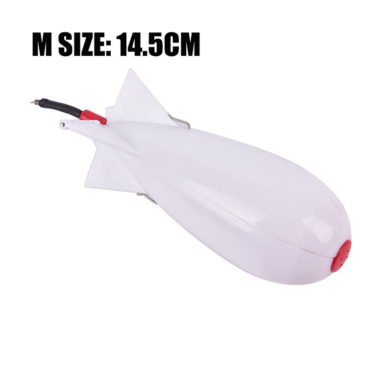 PRO BEROS – roquette de pêche, mangeoires de matériel, chargeur de fusée à granulés, support d&#39;appât, fabricant de matériel, accessoires d&#39;outils de plein air: White M