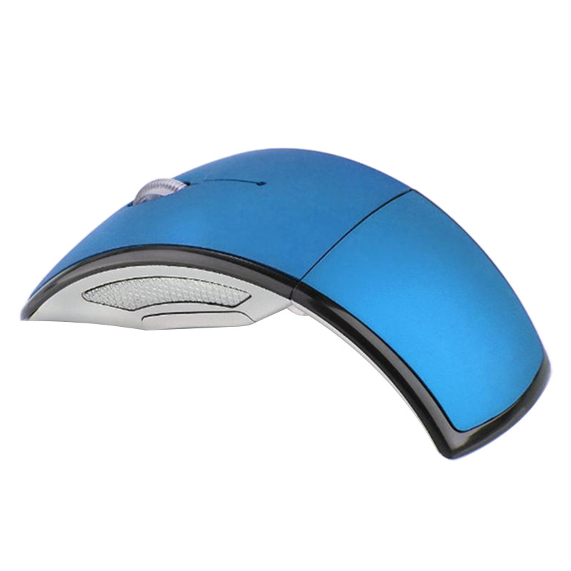 Souris sans fil 2.4G souris d'ordinateur pliable pliant souris optique récepteur USB pour ordinateur portable ordinateur de bureau bureau sans fil