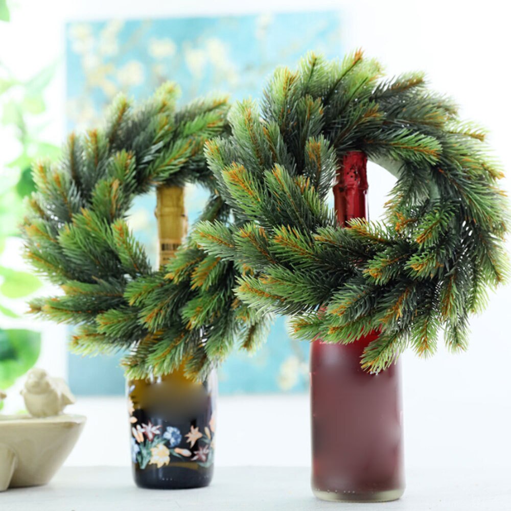 Christmas Wreath Door Flowers Plant Wreath Wall Decor Heart Round Wreath Garlands