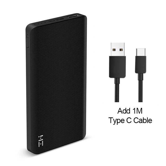 ZMI Power Bank 10000mAh Powerbank External Battery portable charging Quick Charge 2.0 Two-Way Fast Charge Pack for iPhone