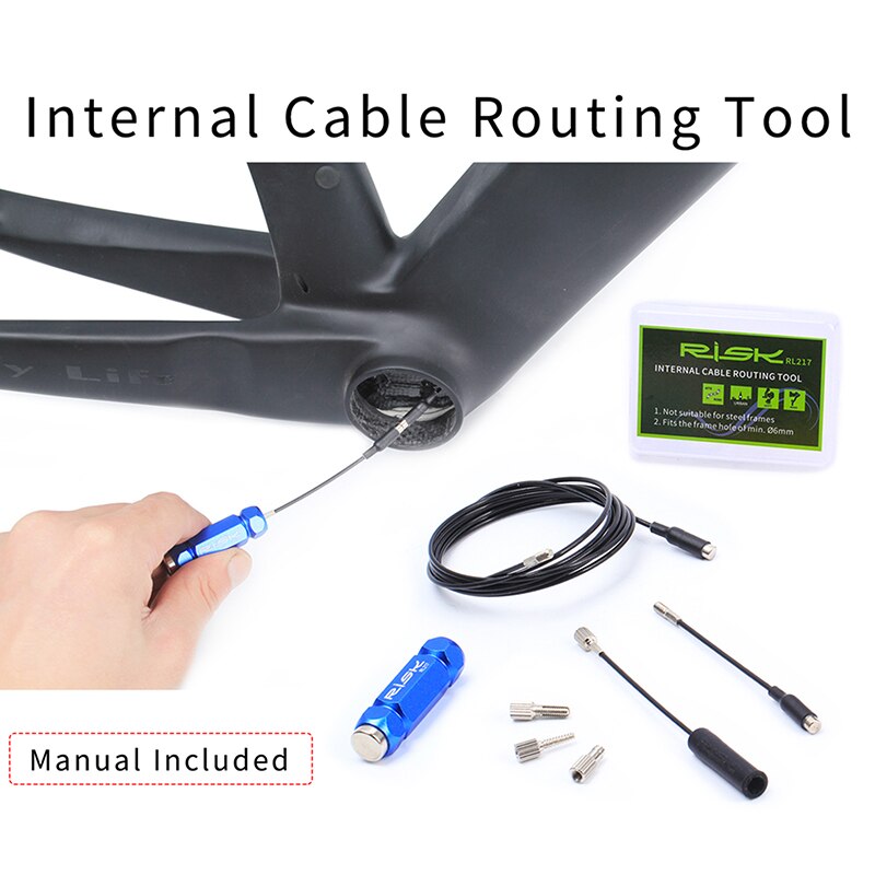 Internal Cable Routing Tool For Bicycle Frame Shift Hydraulic Hose Wire Shifter Inner Cable DI E-Tube 2 Magnet