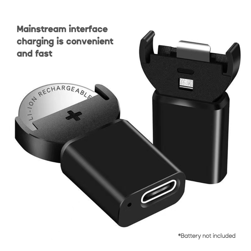 USB Type C Plug Lithium Battery Adapter For LIR2032 LIR2025 LIR1632 ML2032 ML2025 CR2032 Coin Button Cell Battery Fast Charger