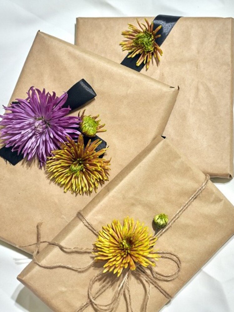 30m Kraft Wrapping Paper Roll Brown for Birthday Party Wedding Packaging Decoration Wrapping Parcel Packing Art Craft Materials