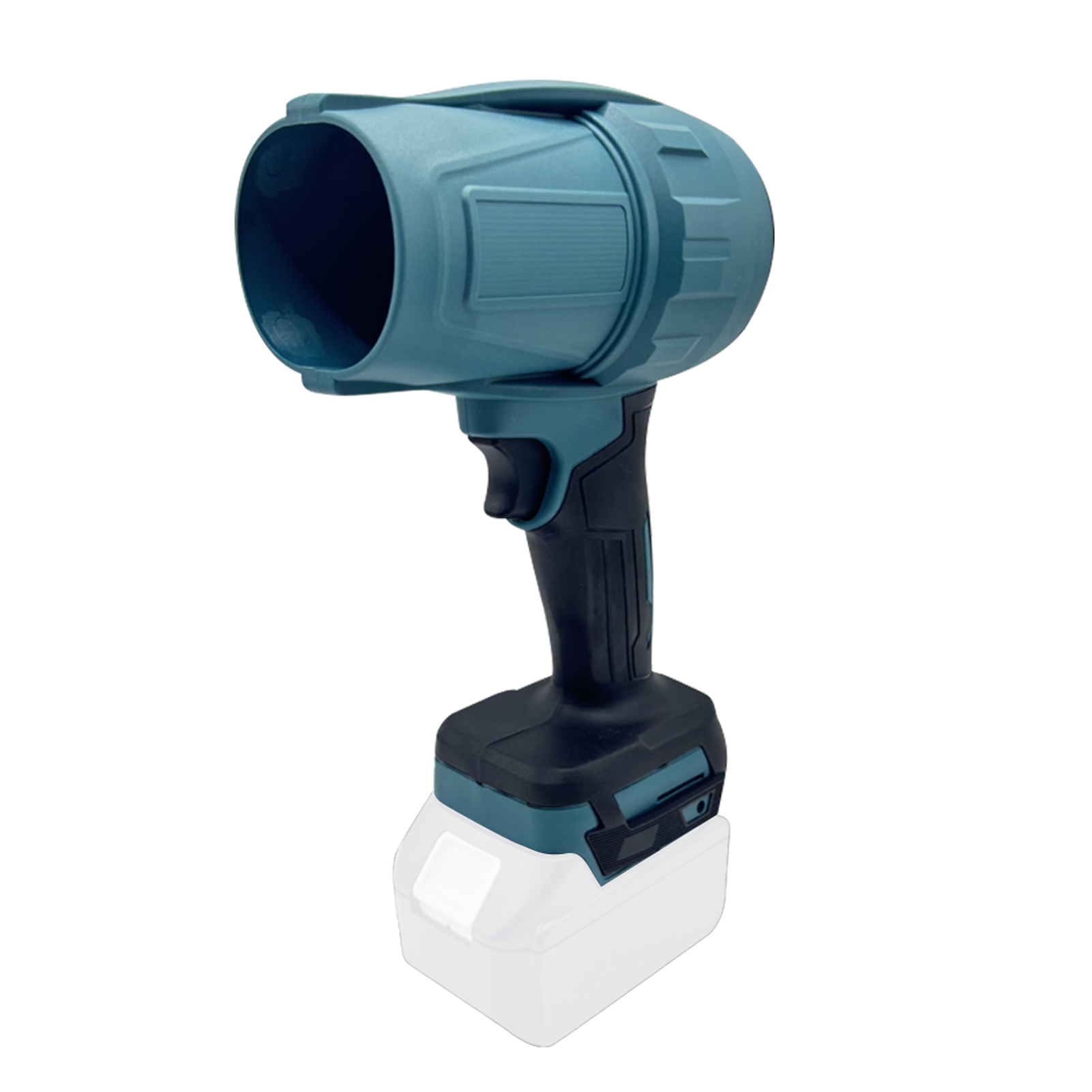 1000W Turbo Ventilator 500G Stuwkracht Gewelddadige Ventilator Traploos Snelheid Turbofan Bladblazer Handheld Mini Jet Ventilator Voor Makita Batterij: Goud