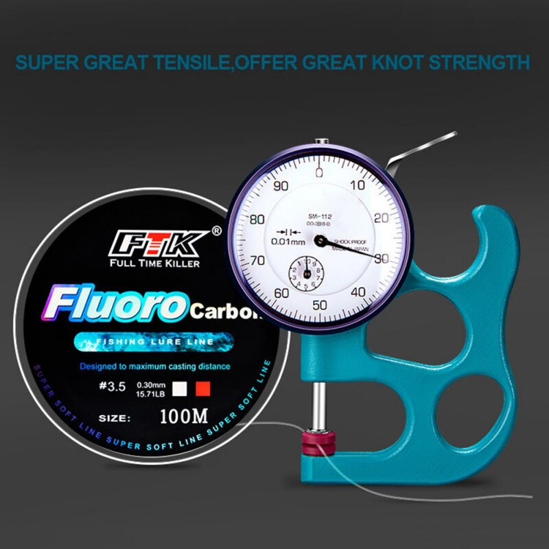 100M Vissen Nylon Lijn Sterke Fluorocarbon Fishing Lines Draad Outdoor Hobby Vissen Tool