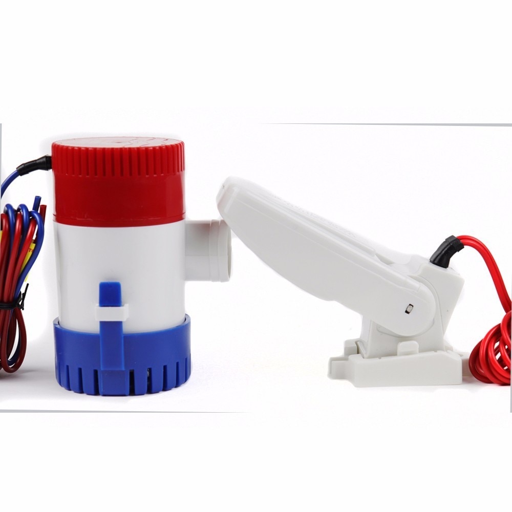 1100gph Dc 12v Electric Mini Boat Bilge Water Pump With Float Switch Kayak Rule 1100 Gph 12 V Auto Water Level Control Garden