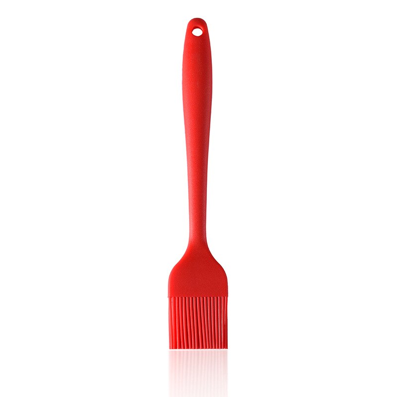 Non-stick Bbq Accessories Basting Brushes Tool Best Silicone Brush Baking Bakeware Bread Cook Brushes Pastry Oil Kitchen Gadgets: Red