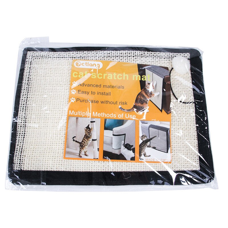 Sisal protetor para arranhões de gatos, protetor natural para cadeiras e móveis, árvore para escalada, protege contra arranhões