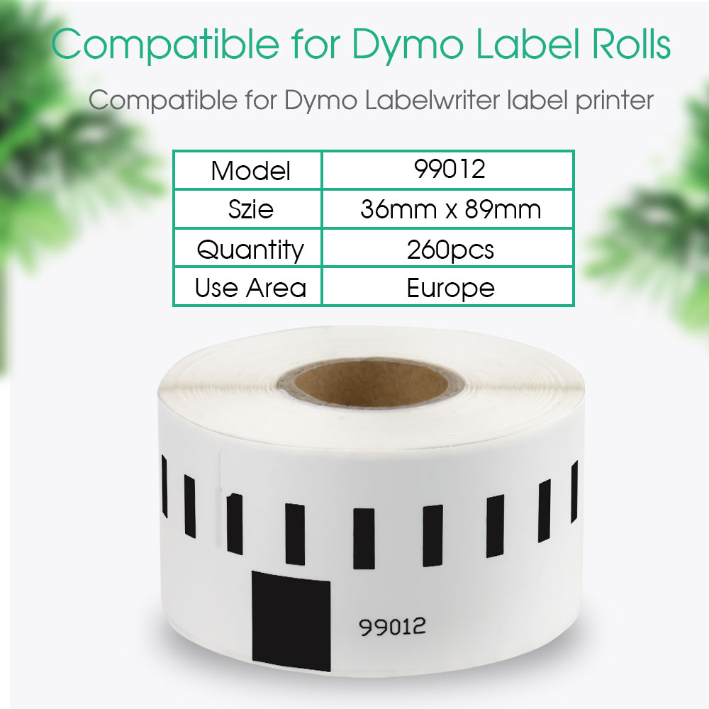 Meerdere Maten Label Roll Lw 11352 11354 30252 99010 30256 Label Compatibel Voor Dymo Labelwriter 400 450 450Turbo Label printer