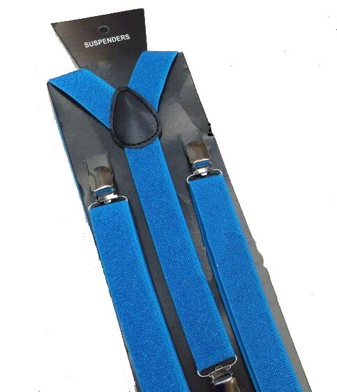 Mænd kvinder unisex sorte seler seler justerbare elastiske stjerner sorte bukseclips bhh 0099