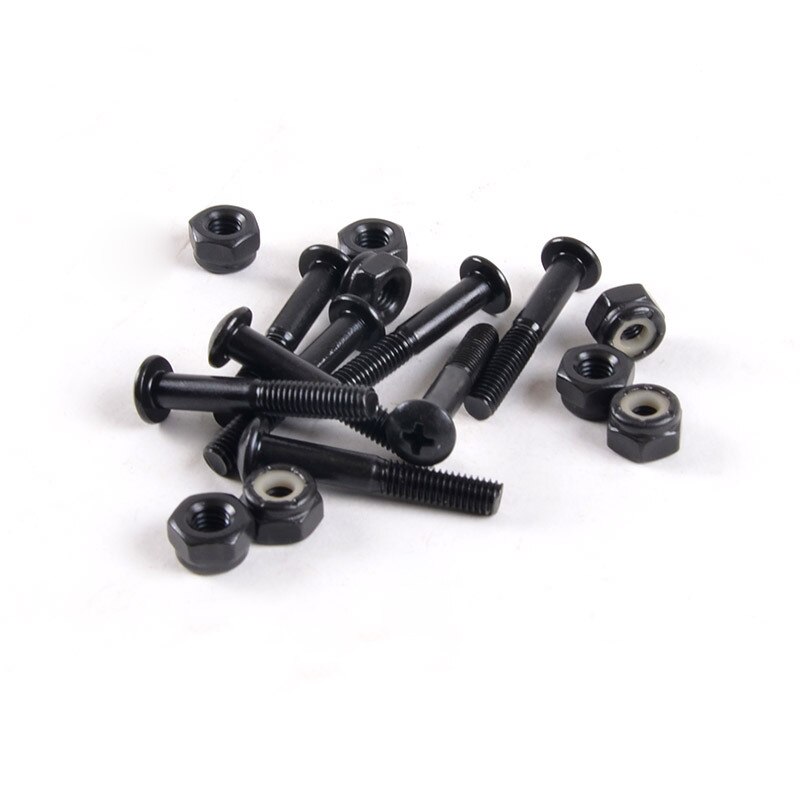 24 Pcs Longboard Skateboards Cruiser Hardware Screws Mounting Bolts Set (1.22inch)