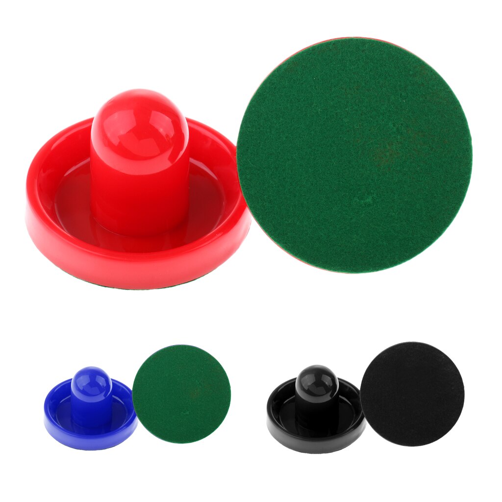 6 st air hockey filt pushers skjutreglage målvaktshandtag paddlar byte stor perfekt för full storlek air hockey spel