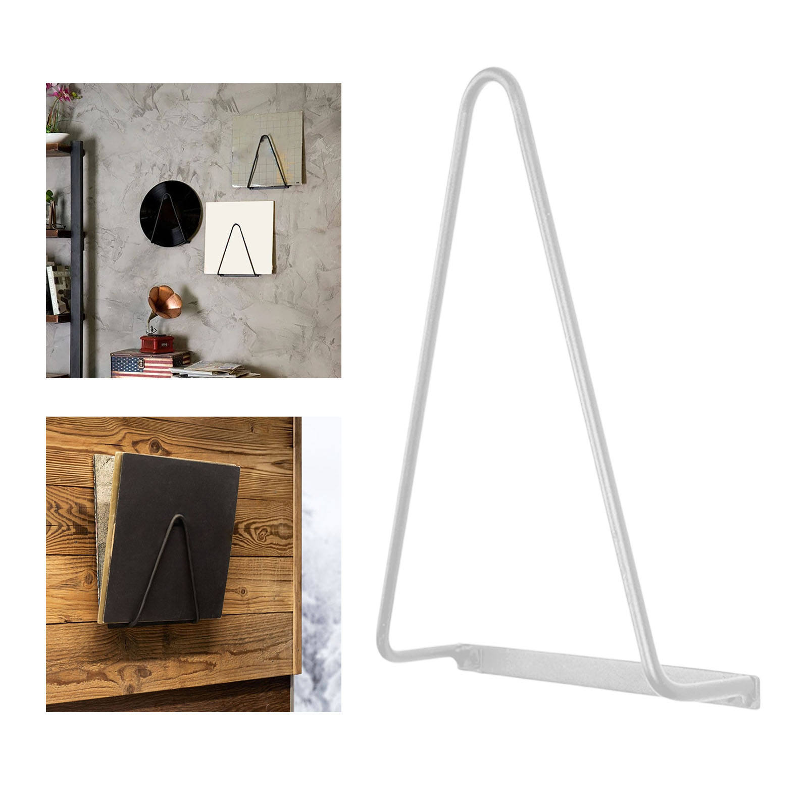 Étagère murale en vinyle noir, support de rangement pour enregistrement
