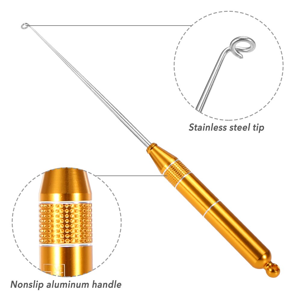 6.8 Inch Vishaak Remover Rvs Haak Ontkoppelaar Removal Vishaak Disgorger Met Aluminium Handvat Visgerei Gereedschappen