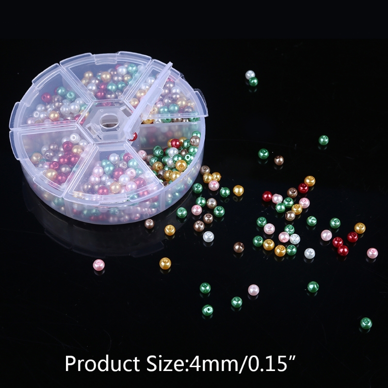 Syntego 400 Zelfklevende Parels 6mm Kleine Ronde Parel Plak Op Kralen Versiering Neon Roze 3375801942