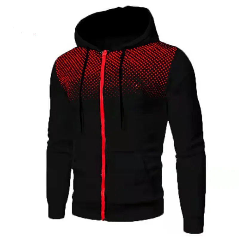 Hoodie Heren met Rits - Trainingsvest Heren | Nieuwe Collectie | - Style Italy