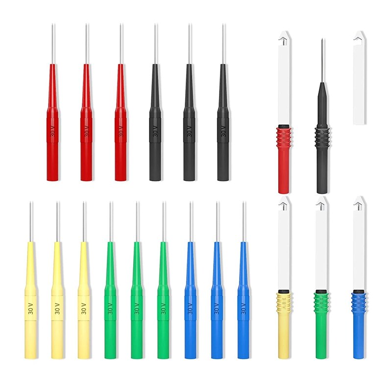 Hantek HT307 Back Pinning Probes Set – 5 Colors, Needle Piercing Probes For Diagnostic Tools