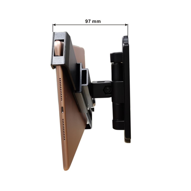 7-10.1 inch android tablet vesa wall mount security articulating lock mounting dispaly bracket for Samsung 10" for Surface pro