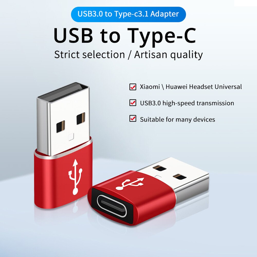 USB Type C OTG Adapter Type-C USB 3.0 Male to USB C Female OTG Data Adapter Converter Cable Adapter Mini