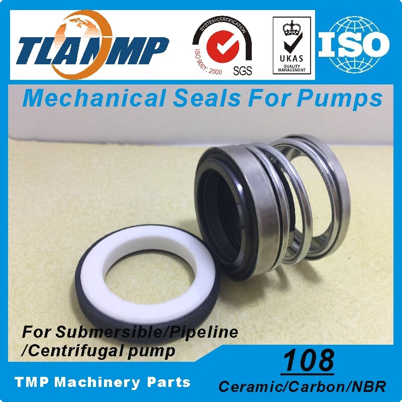 108-8 TLANMP Mechanische Dichtungen (Material: Kohlenstoff/Keramik/NBR) welle Größe 8mm Einzelnen Frühling Pumpe Dichtung, sitz outersize 18mm.