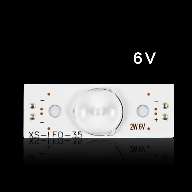 Faixa de luz de fundo led universal para tv, 20 peças, 21-120 polegadas, 3v, 6v, smd, contas de lâmpada com lente óptica, reparo de tv, manutenção simples