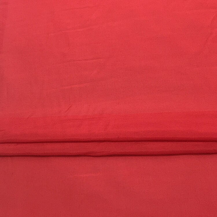 Plain red natural silk cotton blended fabric mix silk fabric 137cm width 10momme,SCT734