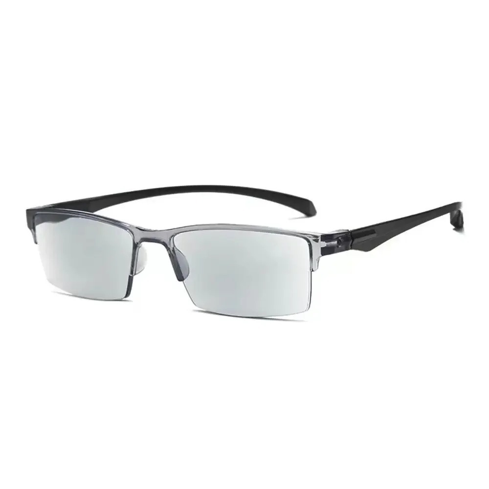 Gafas con Zoom automático inteligente para hombres y mujeres, gafas de lectura con luz azul, gafas ópticas para computadora: Verde